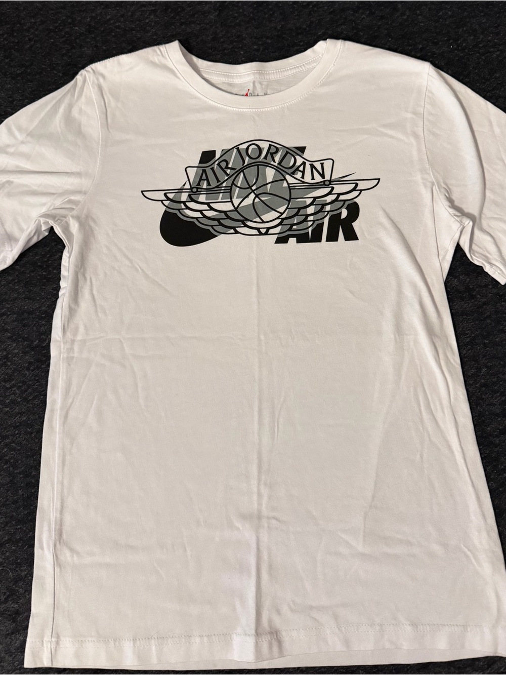 Nike Air Jordan Logo White Teens Large 13/15